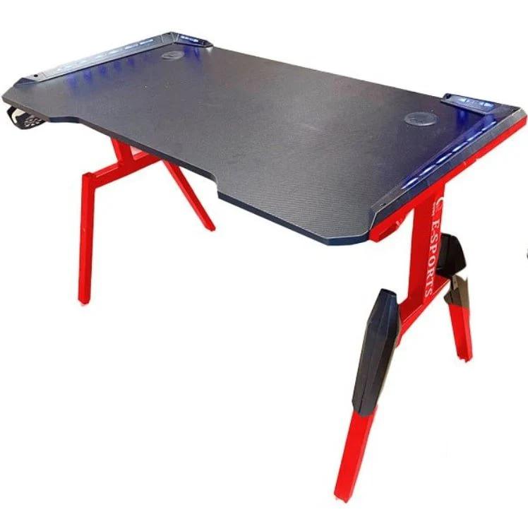 QUBE Levin Gaming Black RGB Table - M2103GD012 - طاولة